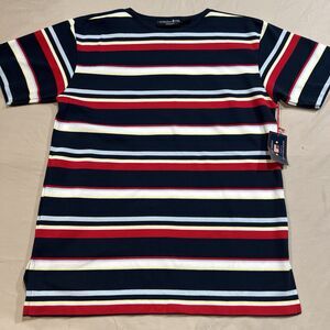 Mountain Lake Casuals Americana Striped T-Shirt Short Sleeve Crew Neck M NWT